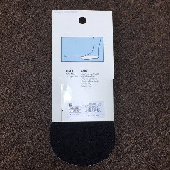 NWT Cat & Jack 3-Pack Girls Liner Socks - Picture 2 of 8